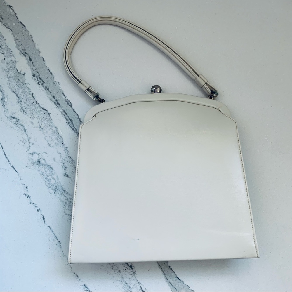 Vintage 1960s Theodor Cream Handbag - Picture 10 of 16
